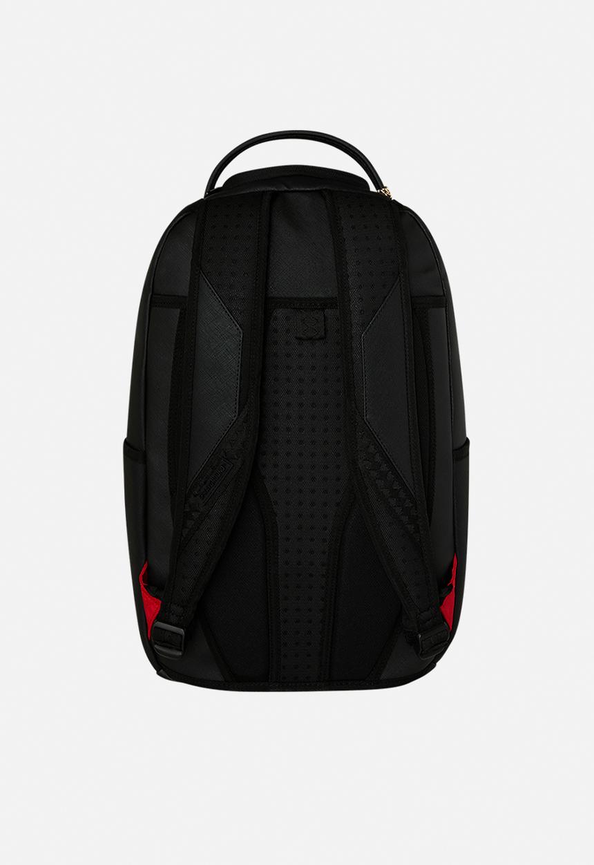 Sprayground - Blacked Out Embossed Gold Tooth Backpack - Black