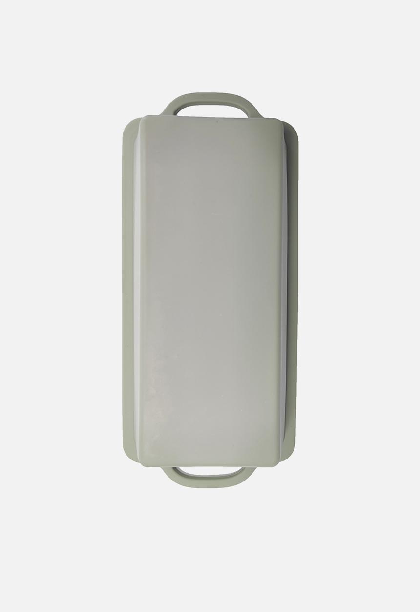 Home Classix - Home Classix Silicone Loaf Pan With Solid Handle - medium green