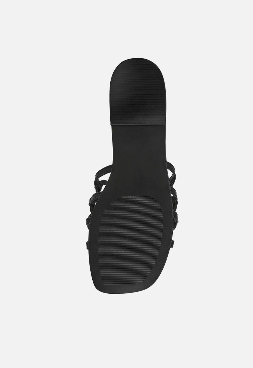 Steve Madden - Lotus-cn slide - black leat