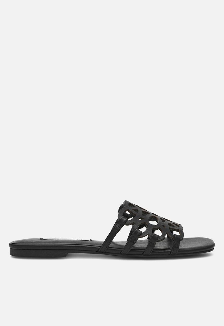 Steve Madden - Lotus-cn slide - black leat
