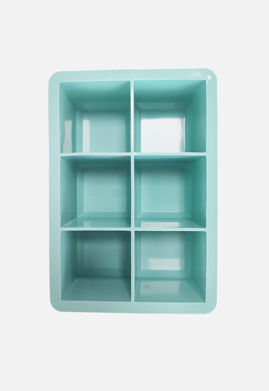 Home Classix - Home Classix Silicone 6 Square Ice Cube Tray - Blue