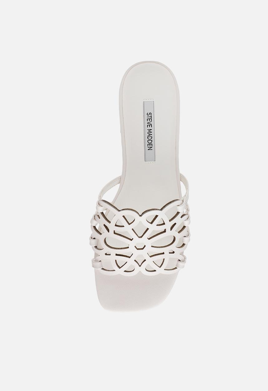 Steve Madden - Lotus-cn slide - white leat