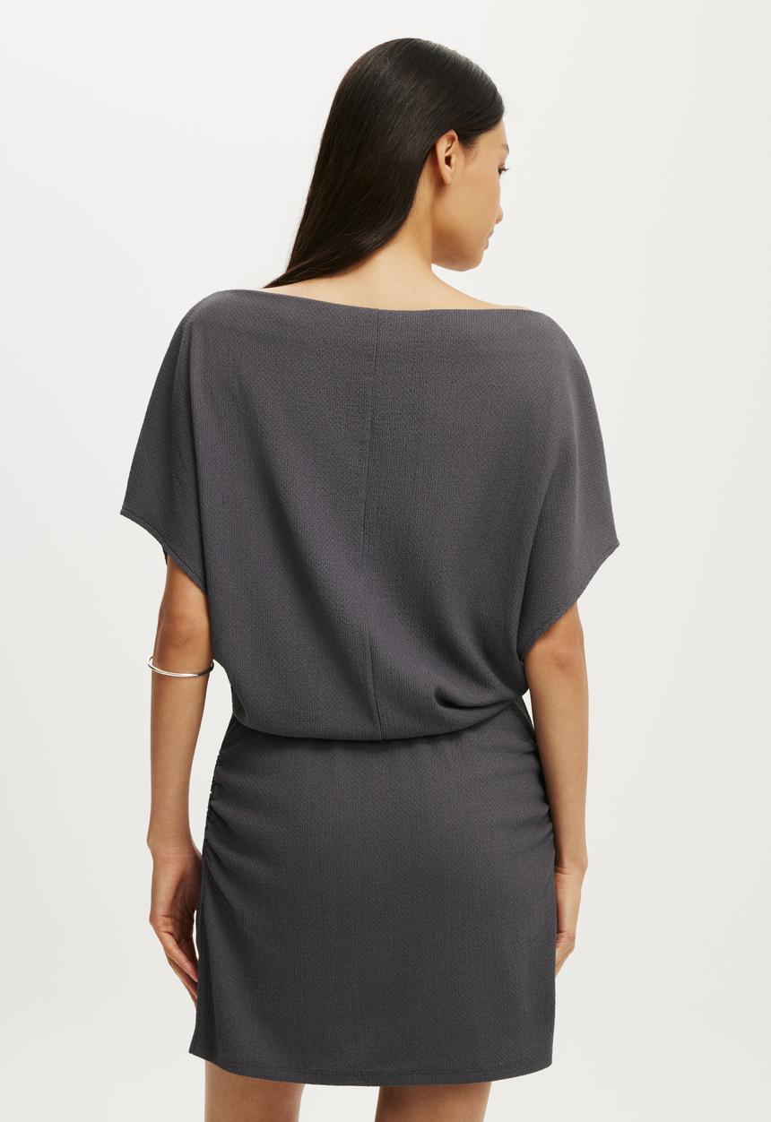 Cotton On - Mia Mini Dress - Steel Onyx