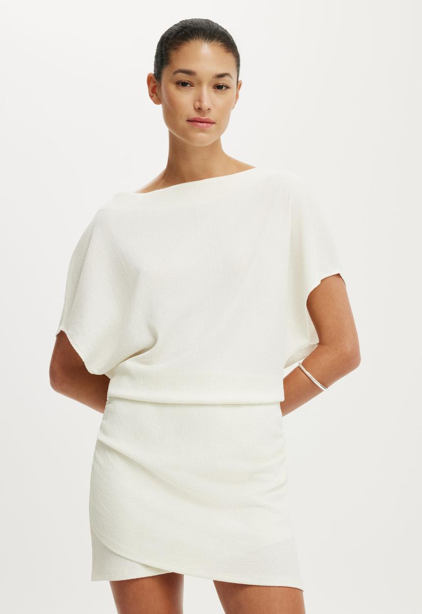 Cotton On - Mia Mini Dress - Creme Fraiche