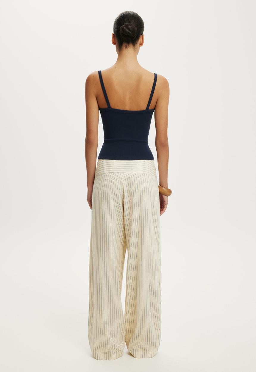 Cotton On - Haven Juno Pant - Vanilla Glow Stripe