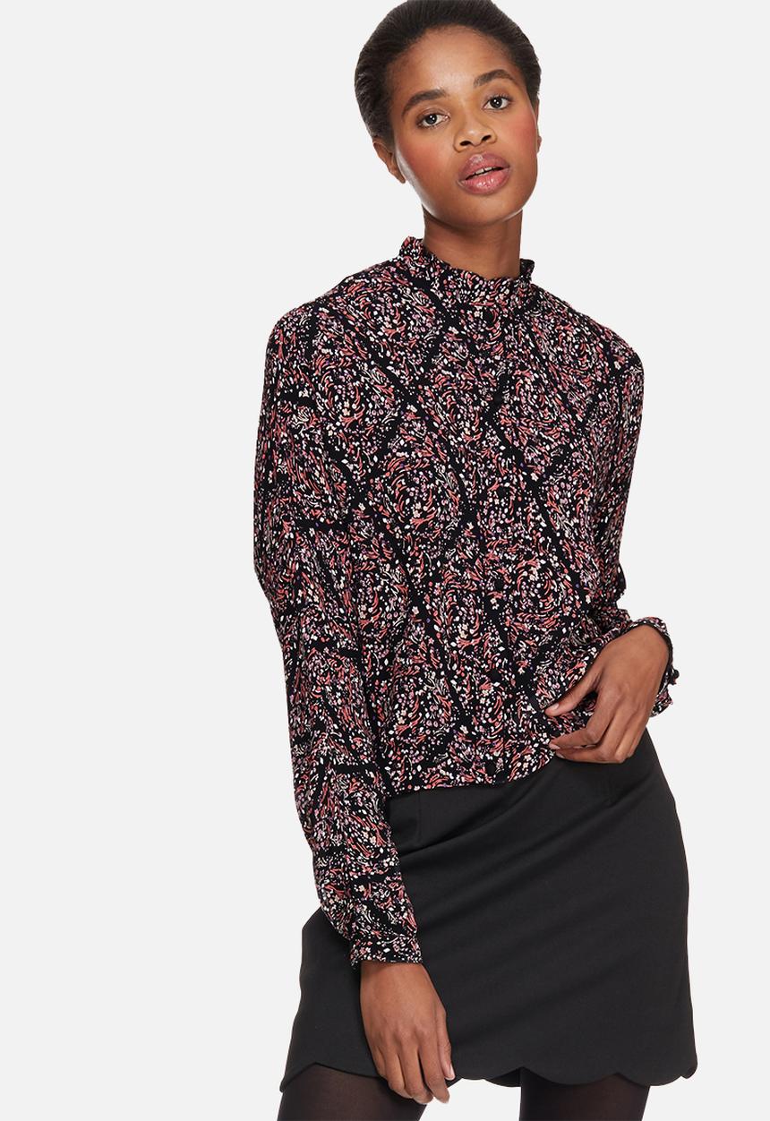 Vero Moda - Harly flower crop shirt