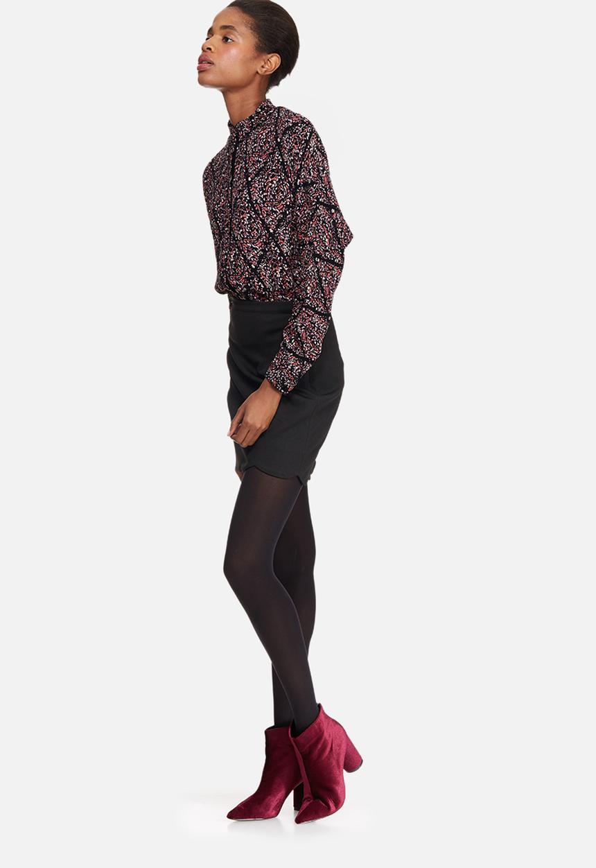 Vero Moda - Harly flower crop shirt