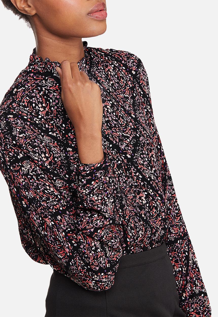 Vero Moda - Harly flower crop shirt
