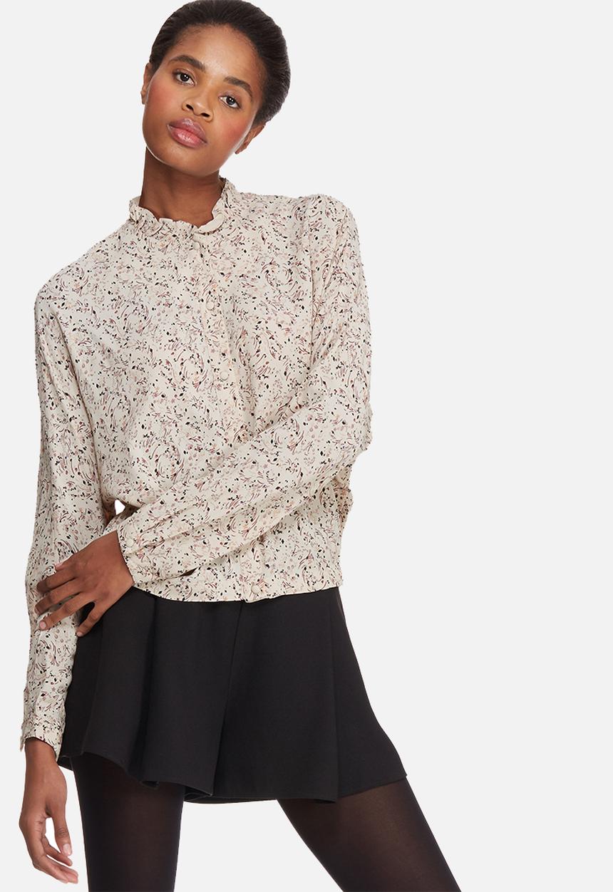 Vero Moda - Harly flower crop shirt