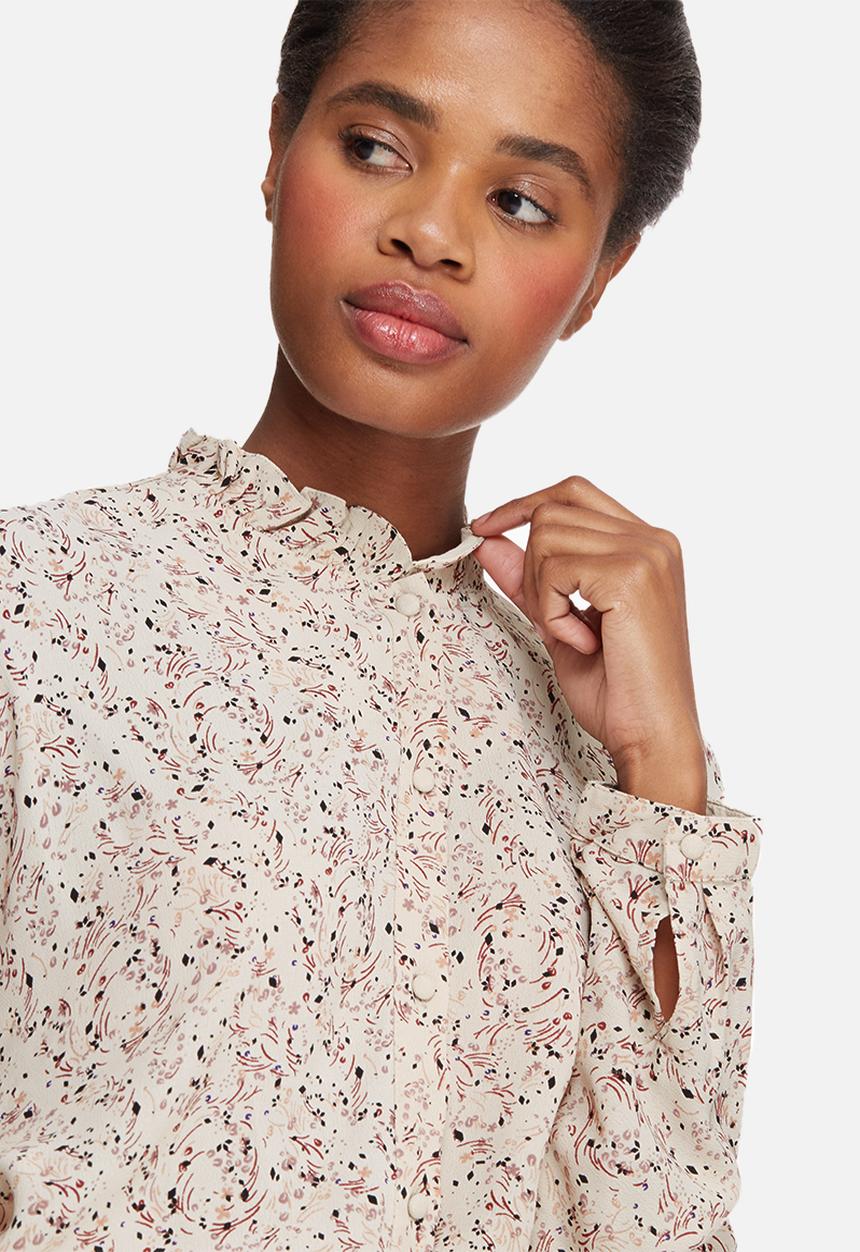 Vero Moda - Harly flower crop shirt