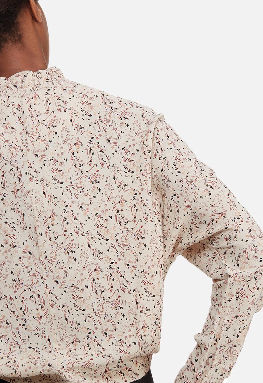Vero Moda - Harly flower crop shirt