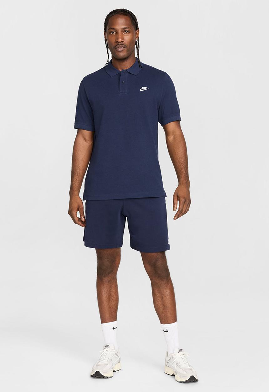 Nike - Club Ss Polo Pique  - Obsidian/White