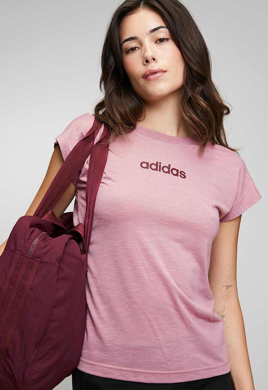adidas Performance - W Lin Sj T S26 - Magic Mauve / Maroon
