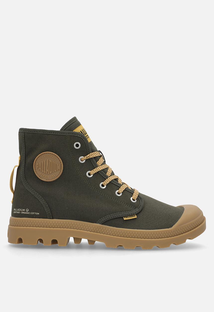 Palladium - Pampa Hi Mens Htg Gum - Olive Night
