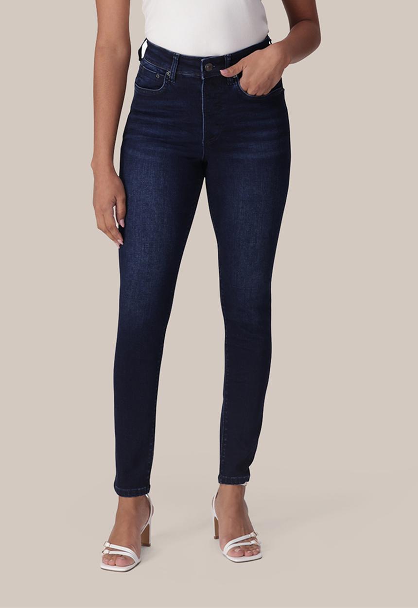 Forever New - Nala mid rise skinny jeans in dark wash