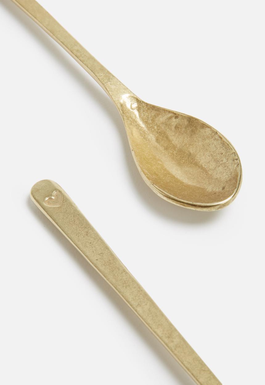 Love Milo - Set of 4 gold spoons