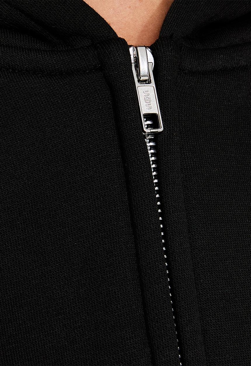 New Look - Vde Max Zip Through Hoodie - Black
