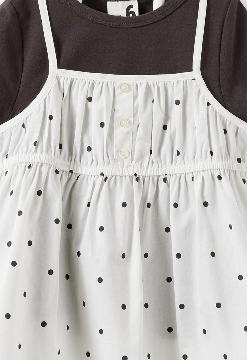 Cotton On - Bella Two Piece Top - Phantom/Vanilla/Phantom