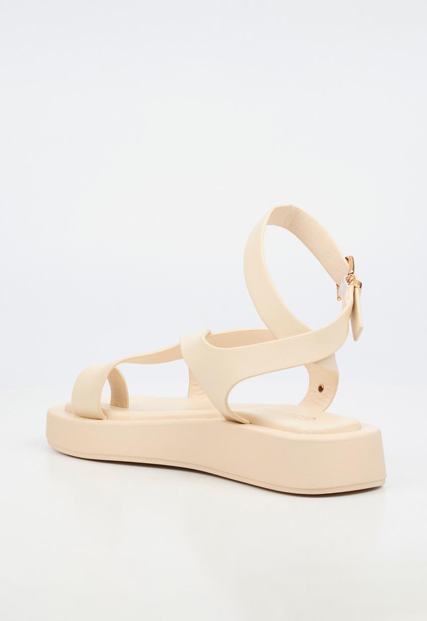 Viabeach - Coconut 39 cross-over thick sandal - ivory