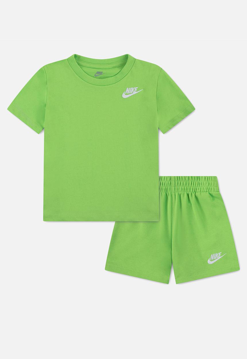 Nike - Nkn Club Lbr Knit Short Set - Mean Green