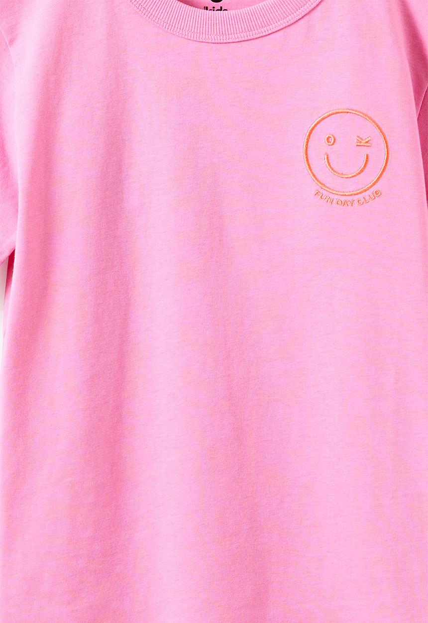Cotton On - Essential Short Sleeve Graphic Tee - Strawberry Milk Washed/Funday