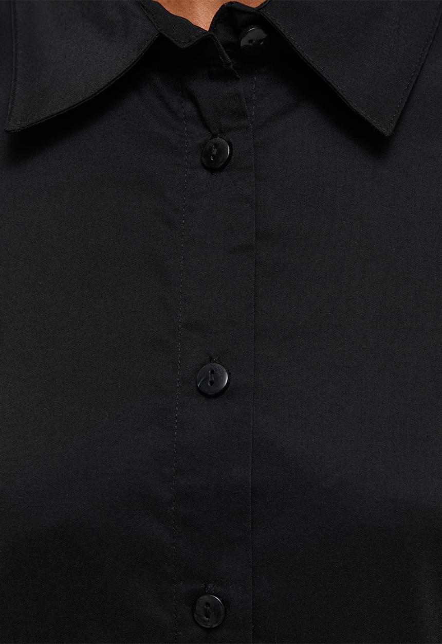 New Look - Sadie Slim Pc Shirt - Black