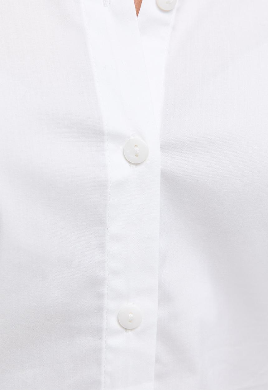 New Look - Sadie Slim Pc Shirt - White