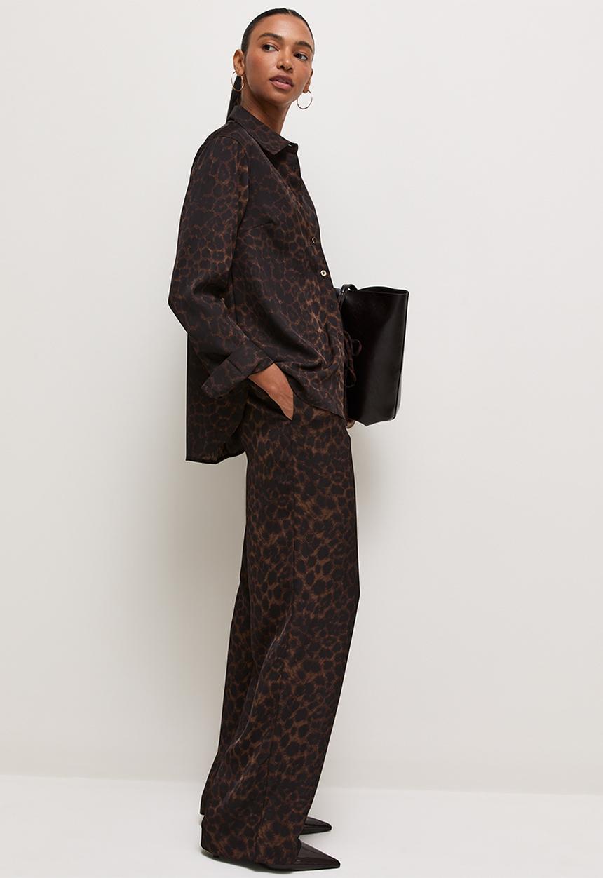 New Look - St 'Print' Saturn Oversize Shirt - Animal