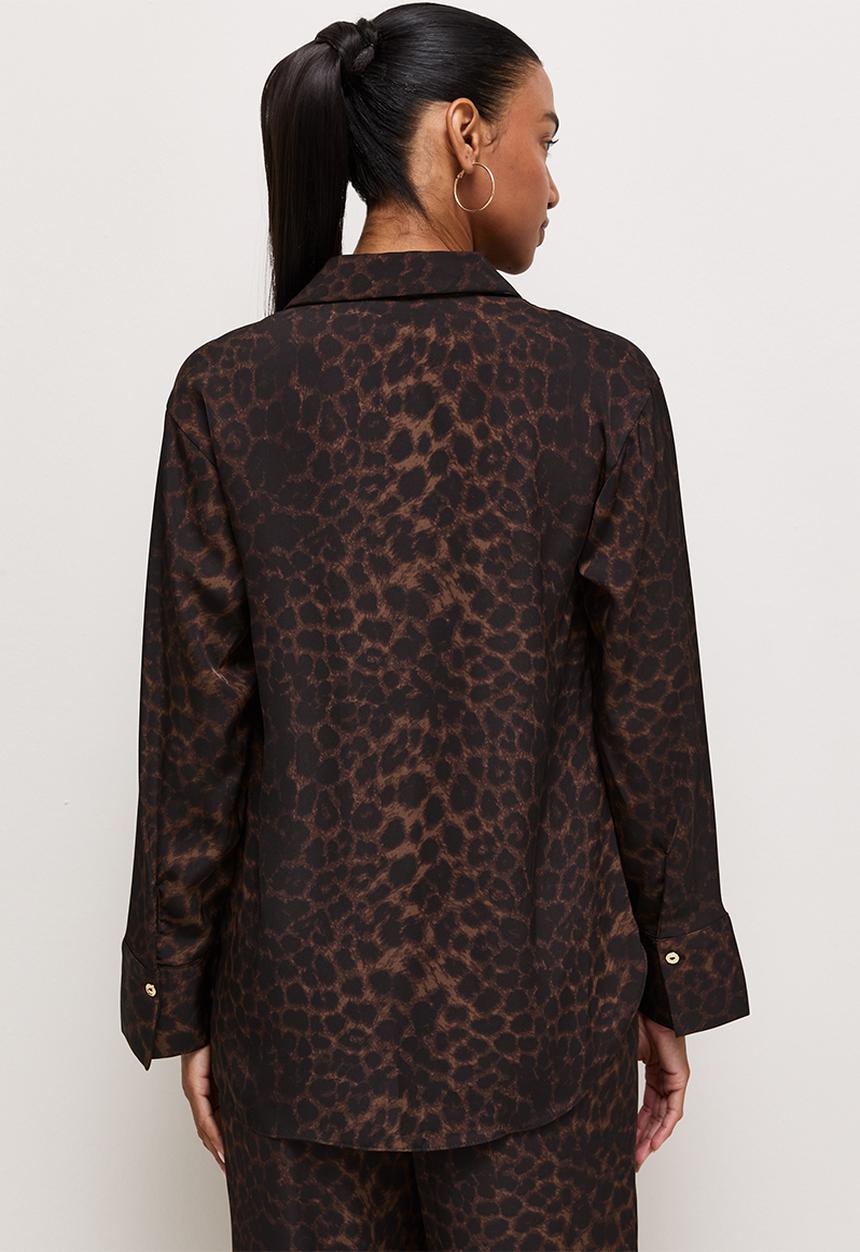 New Look - St 'Print' Saturn Oversize Shirt - Animal