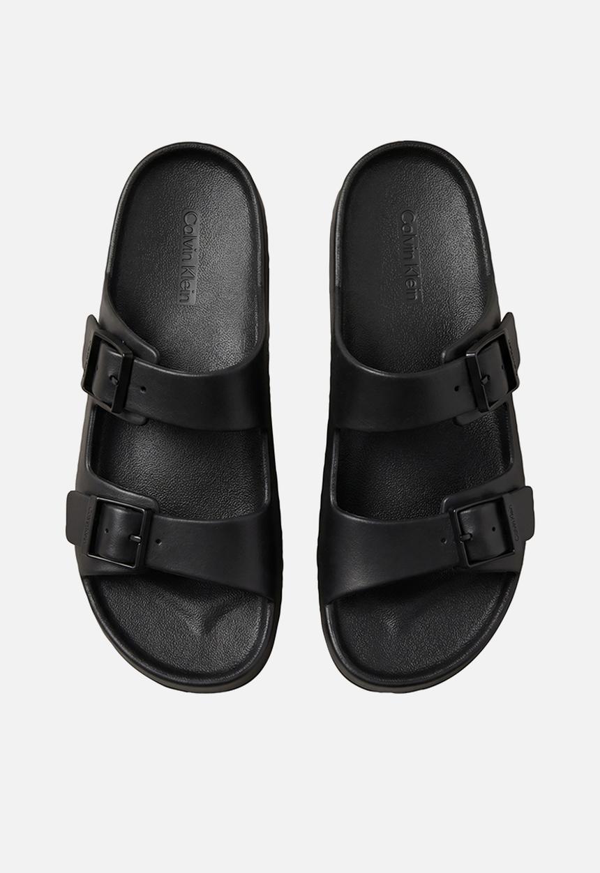 Calvin Klein - Ergon Eva Double Bar Sandal - Triple Black