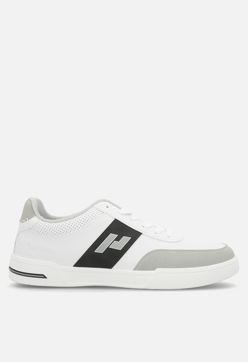 Pierre Cardin - Malakai casual lace up - White Grey