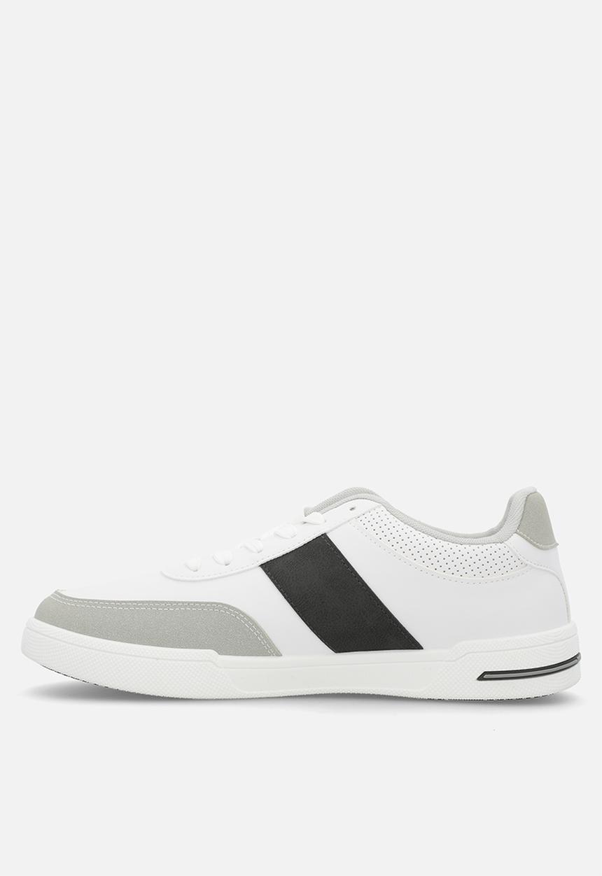 Pierre Cardin - Malakai casual lace up - White Grey