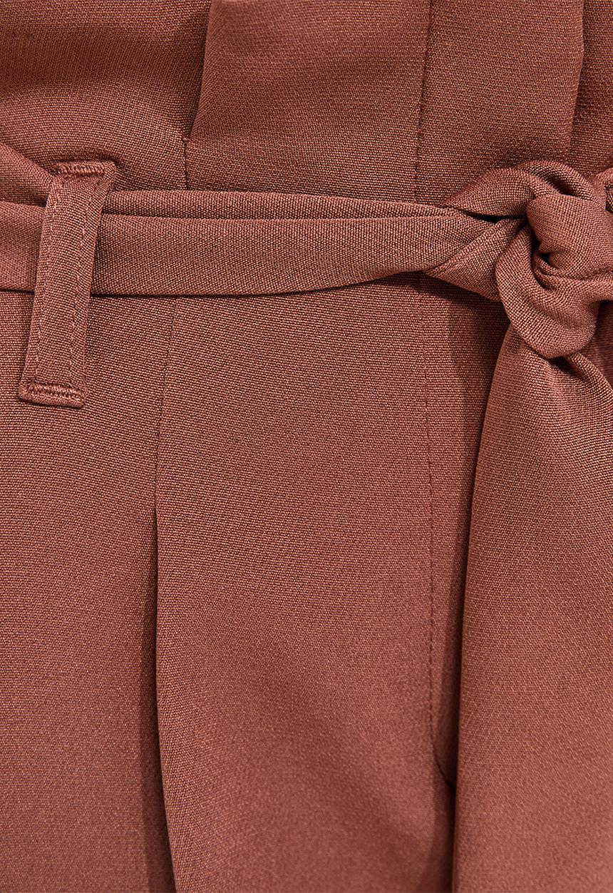 New Look - Pippa Paperbag Trousers - Shaved Chocolate