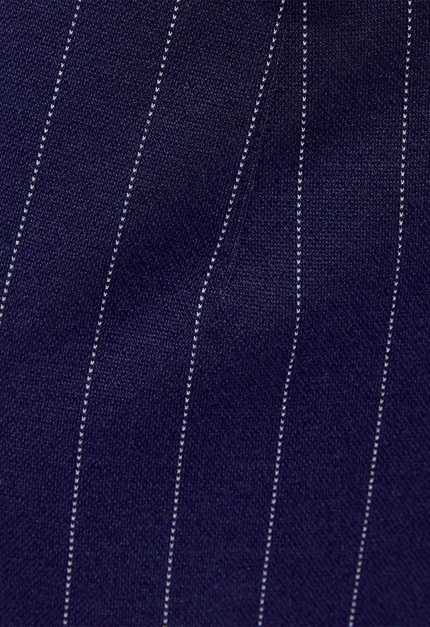 New Look - Susan Stripe John Jersey Wl Trousers - Blue Pinstripe