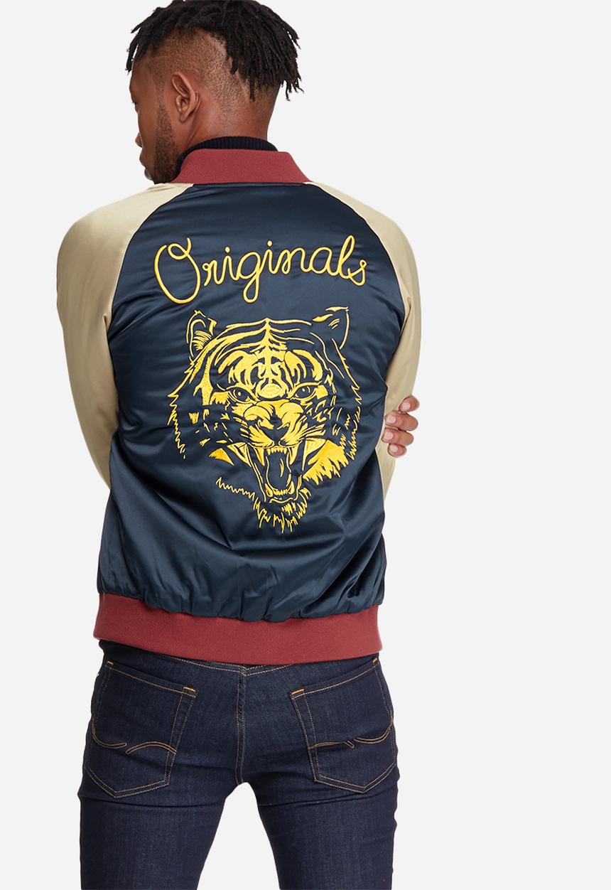 Jack & Jones - Satin reversible bomber jacket