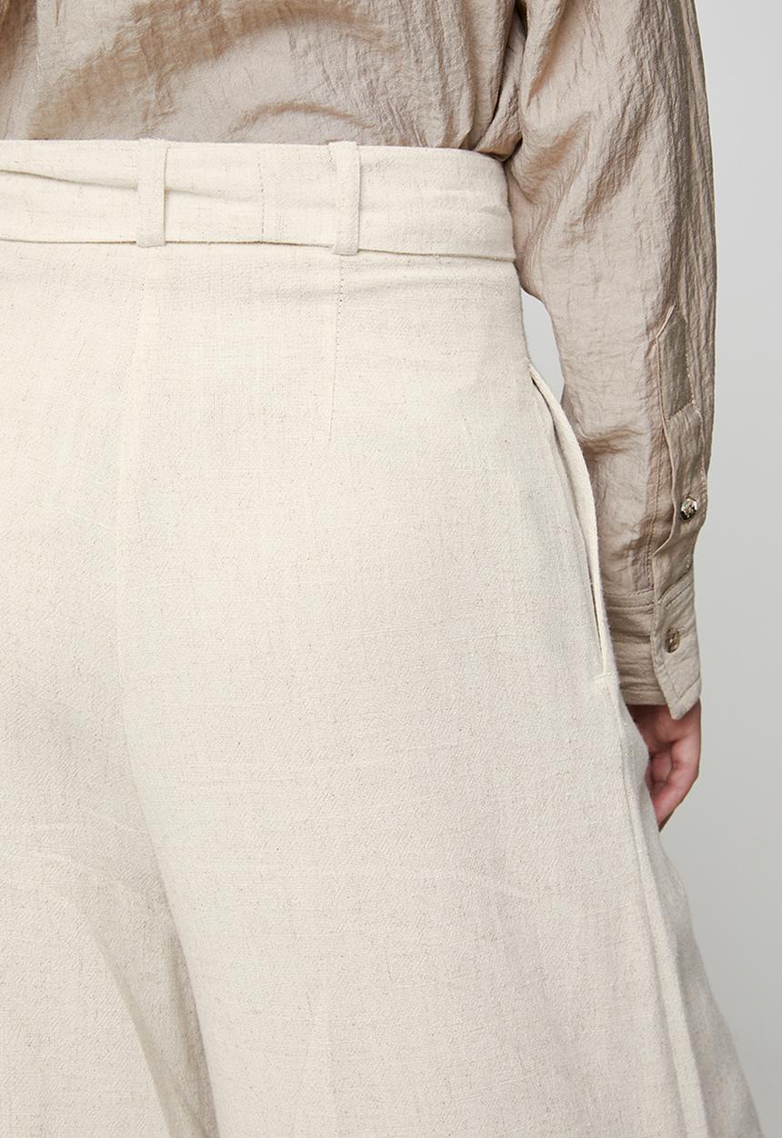 POLO - Wmn Tash Wide Leg Pant - Natural