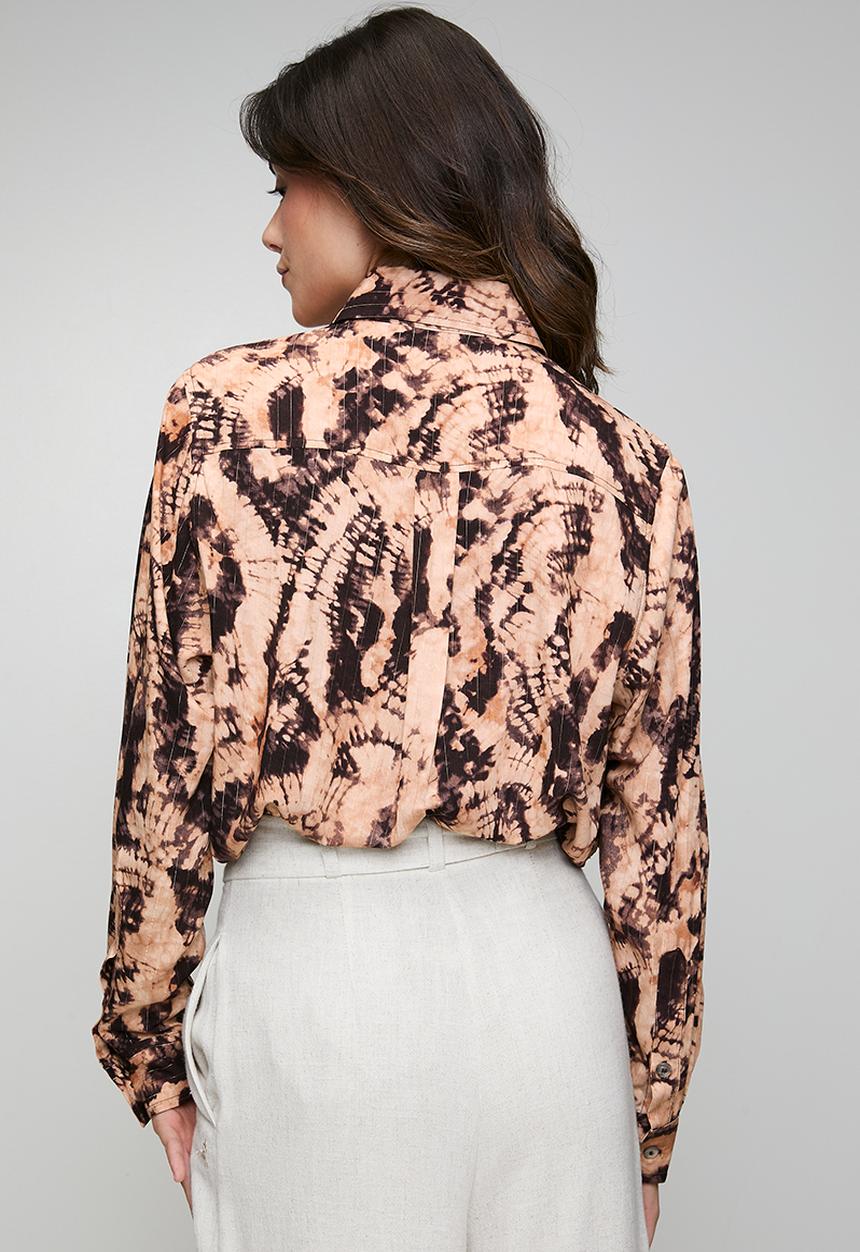 POLO - Wmn Khloe Ls Shirt - Multi