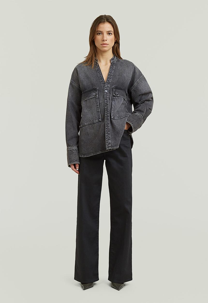G-STAR - Deck 2.0 High Loose Wmn - neo black denim