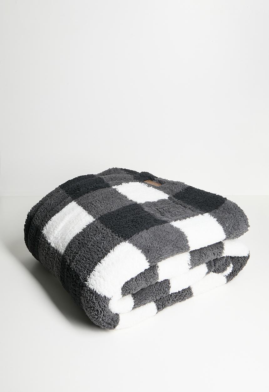 Horrockses - Scottish Check Throw - Asphalt