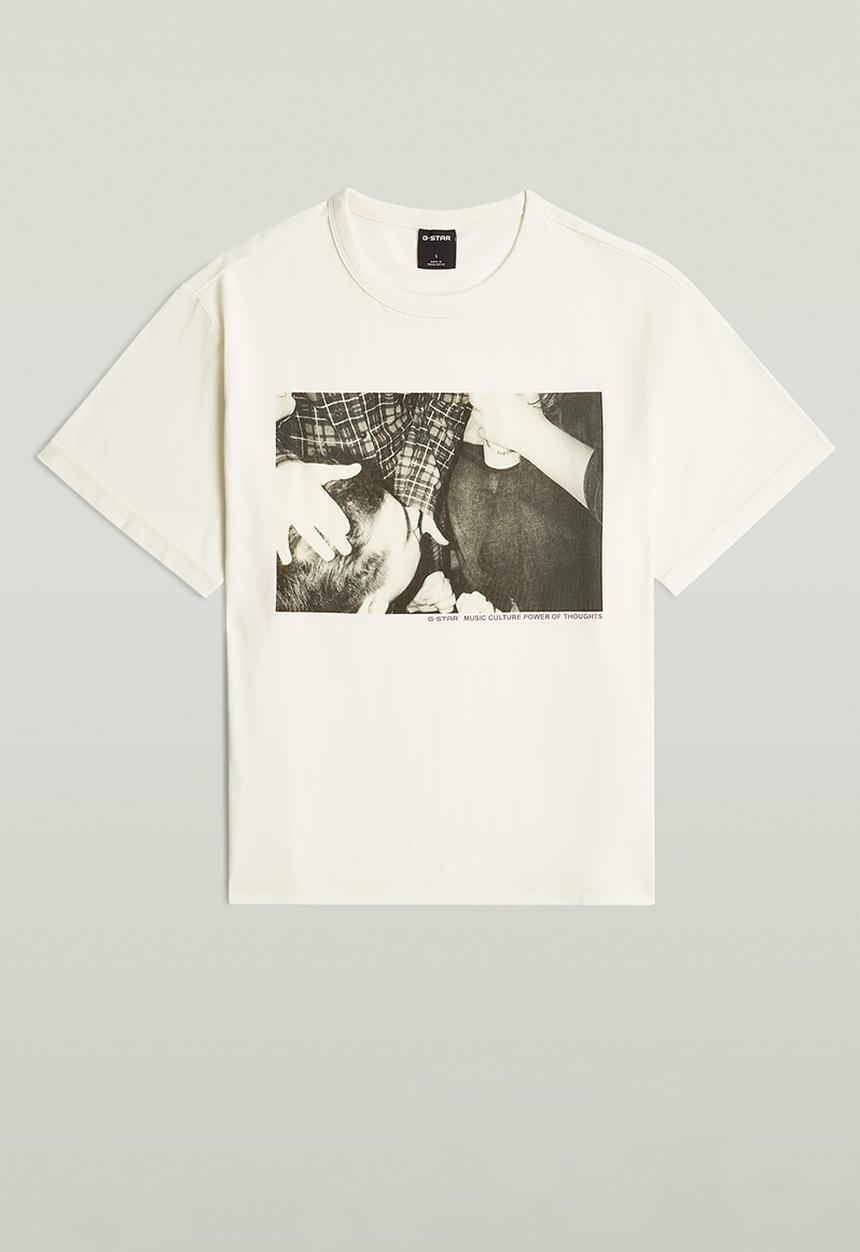 G-STAR - Loose photo r t wmn - milk gd