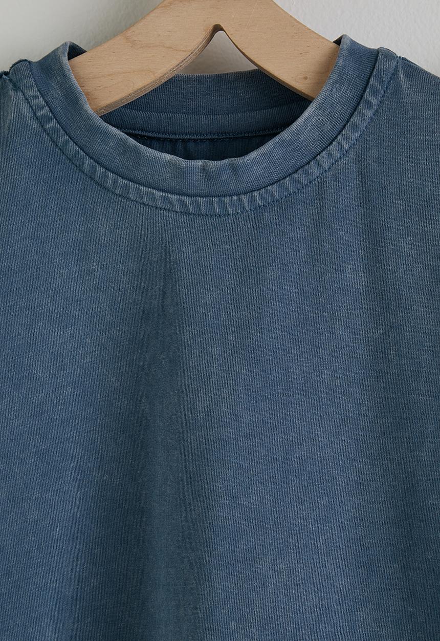 Pop Candy - Crew neck tee & shorts - dark blue