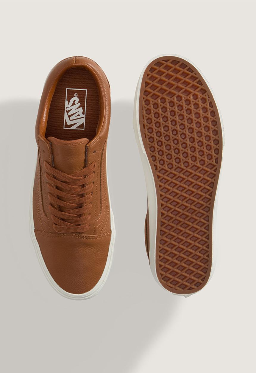 Vans - Old Skool - Leather Glazed Ginger