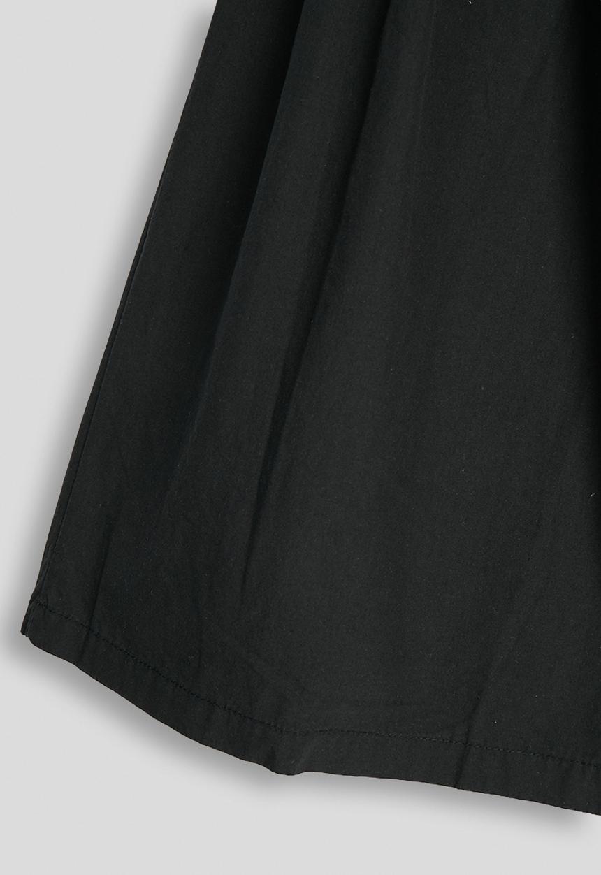 Pop Candy - Pleated extra wide leg pants - black