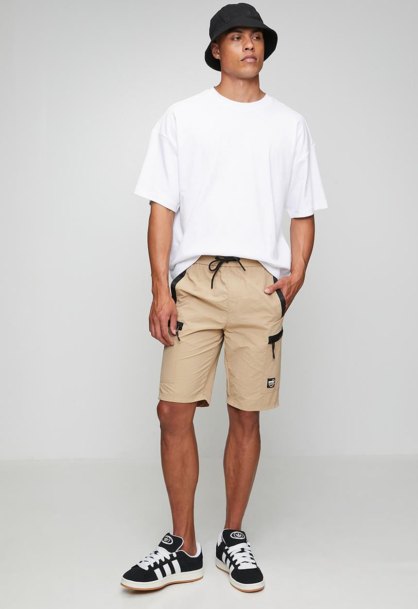 SOVIET - Nylon Shorts - Khaki