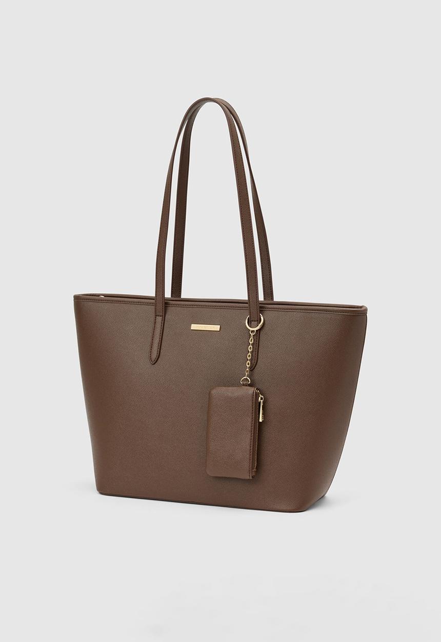Forever New - Kristin purse tote bag in chocolate