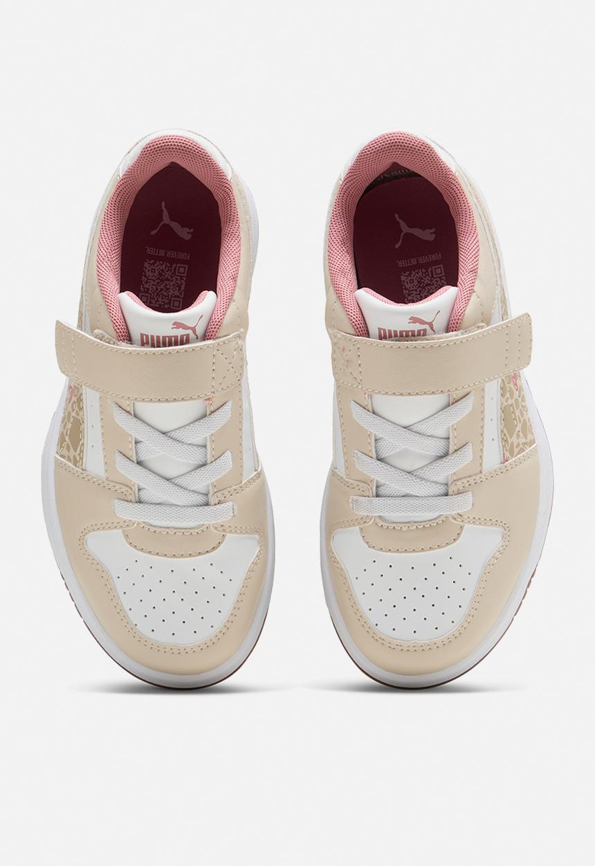 PUMA - Rebound Slam Lo Winter Safari Ac+ Ps - Silver Fog-Birch-Puma White