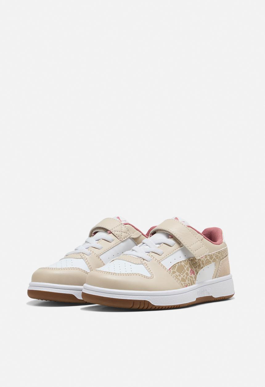 PUMA - Rebound Slam Lo Winter Safari Ac+ Ps - Silver Fog-Birch-Puma White