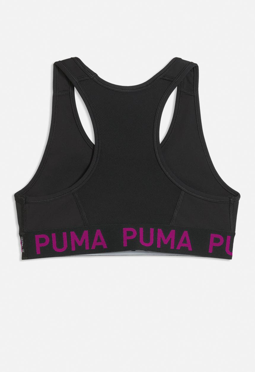 PUMA - Puma Strong Bra G - Puma Black-Fuchsia Glow