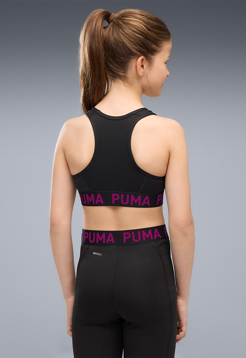 PUMA - Puma Strong Bra G - Puma Black-Fuchsia Glow