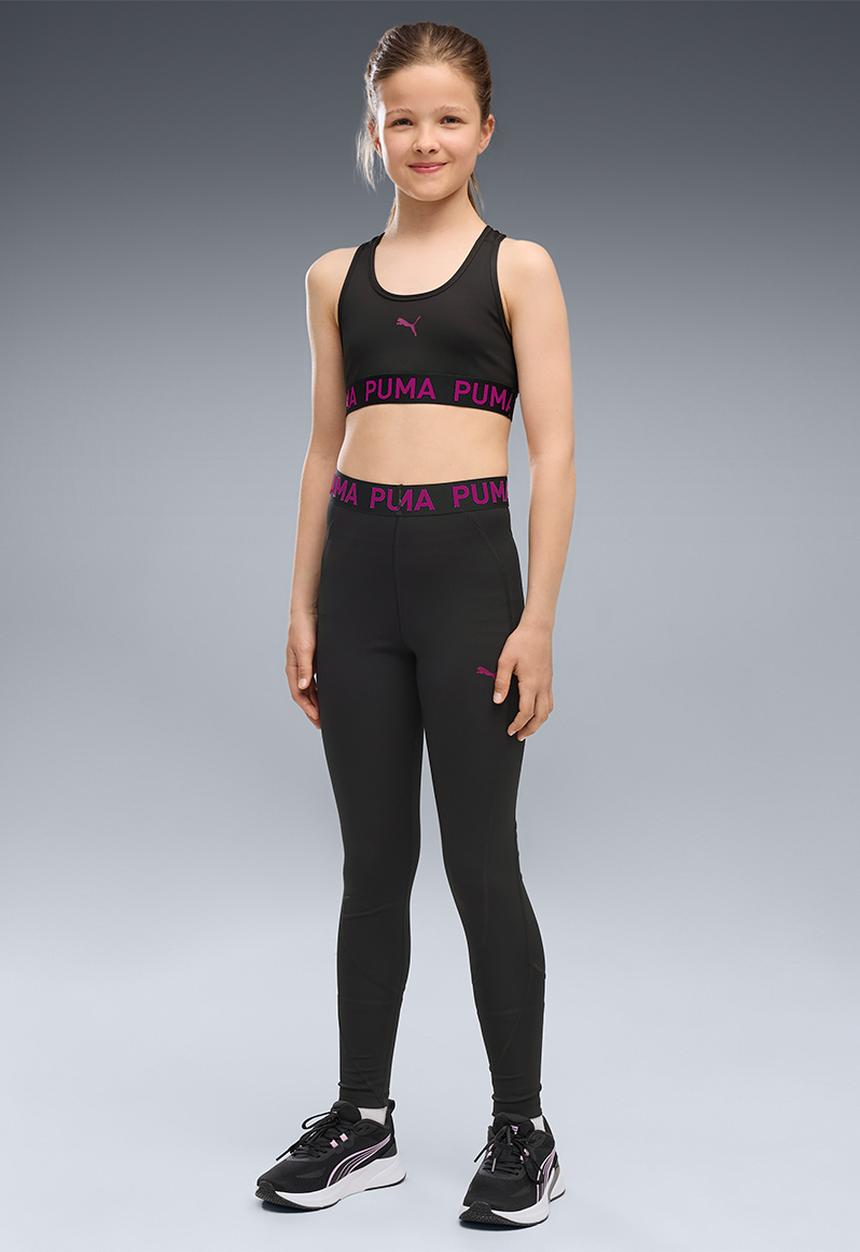 PUMA - Puma Strong Bra G - Puma Black-Fuchsia Glow